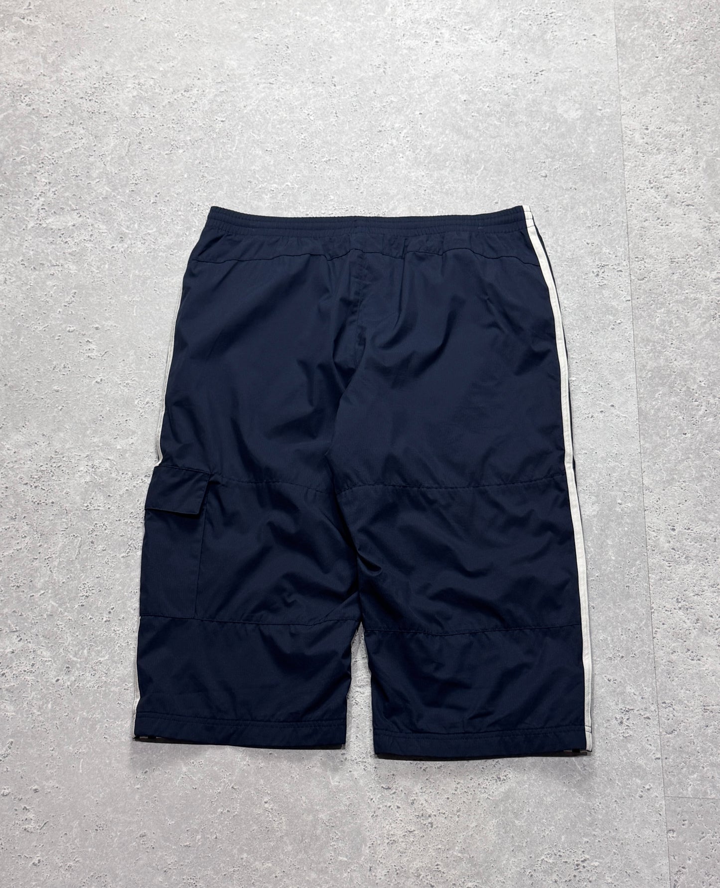 Vintage 2000s Adidas 3/4 Cargo Track Shorts (34")