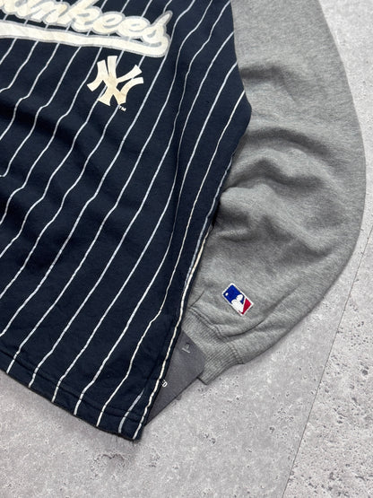Vintage 2000s New York Yankees Striped Sweater (XS)