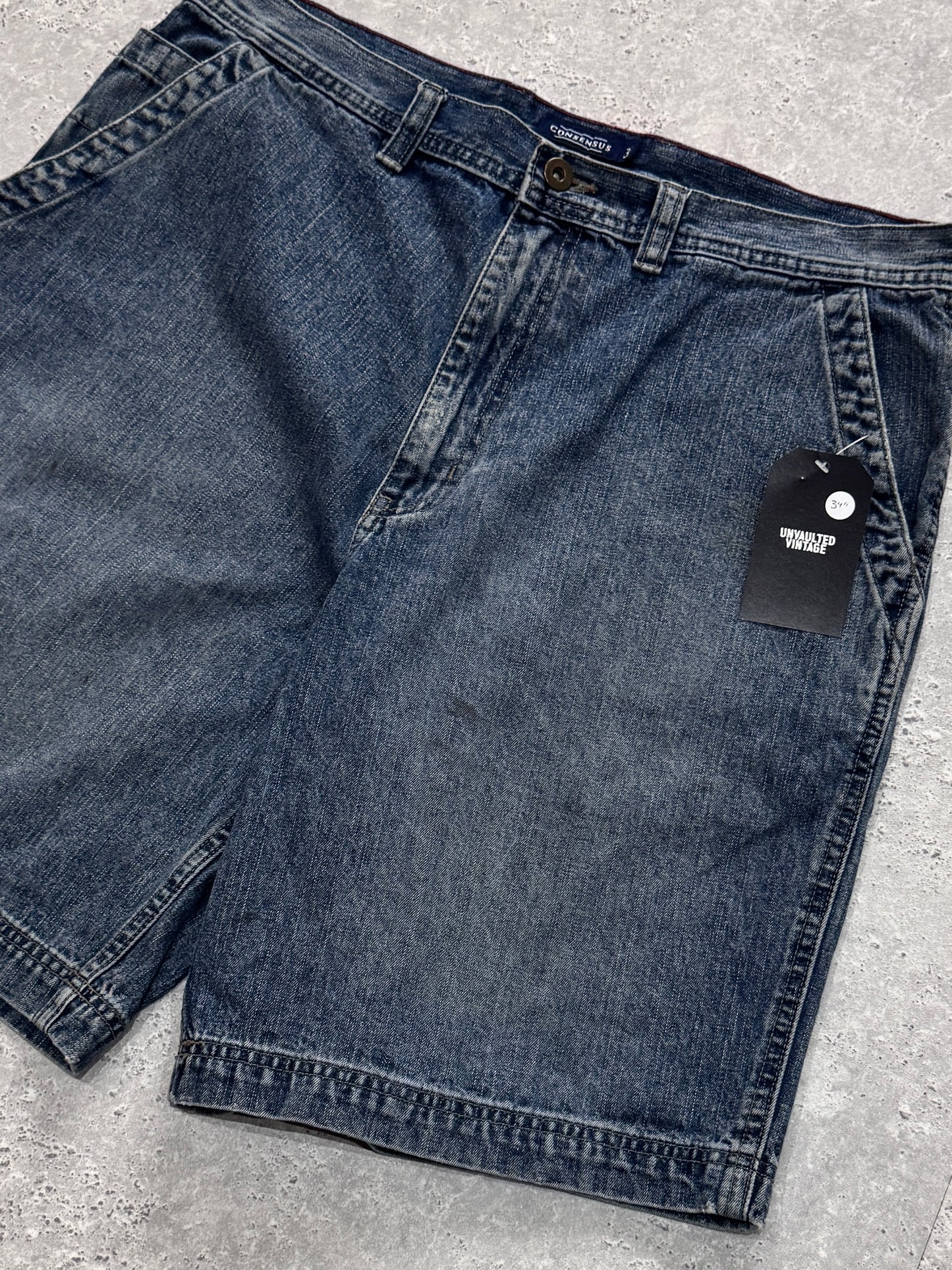 Vintage 2000s Denim Carpenter Jorts (34")