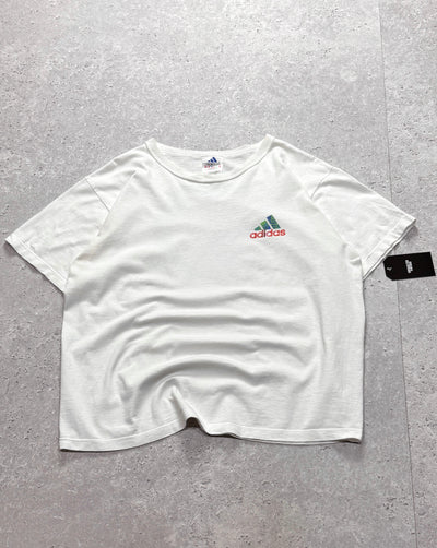 Vintage 90s Adidas Logo Tee (M)