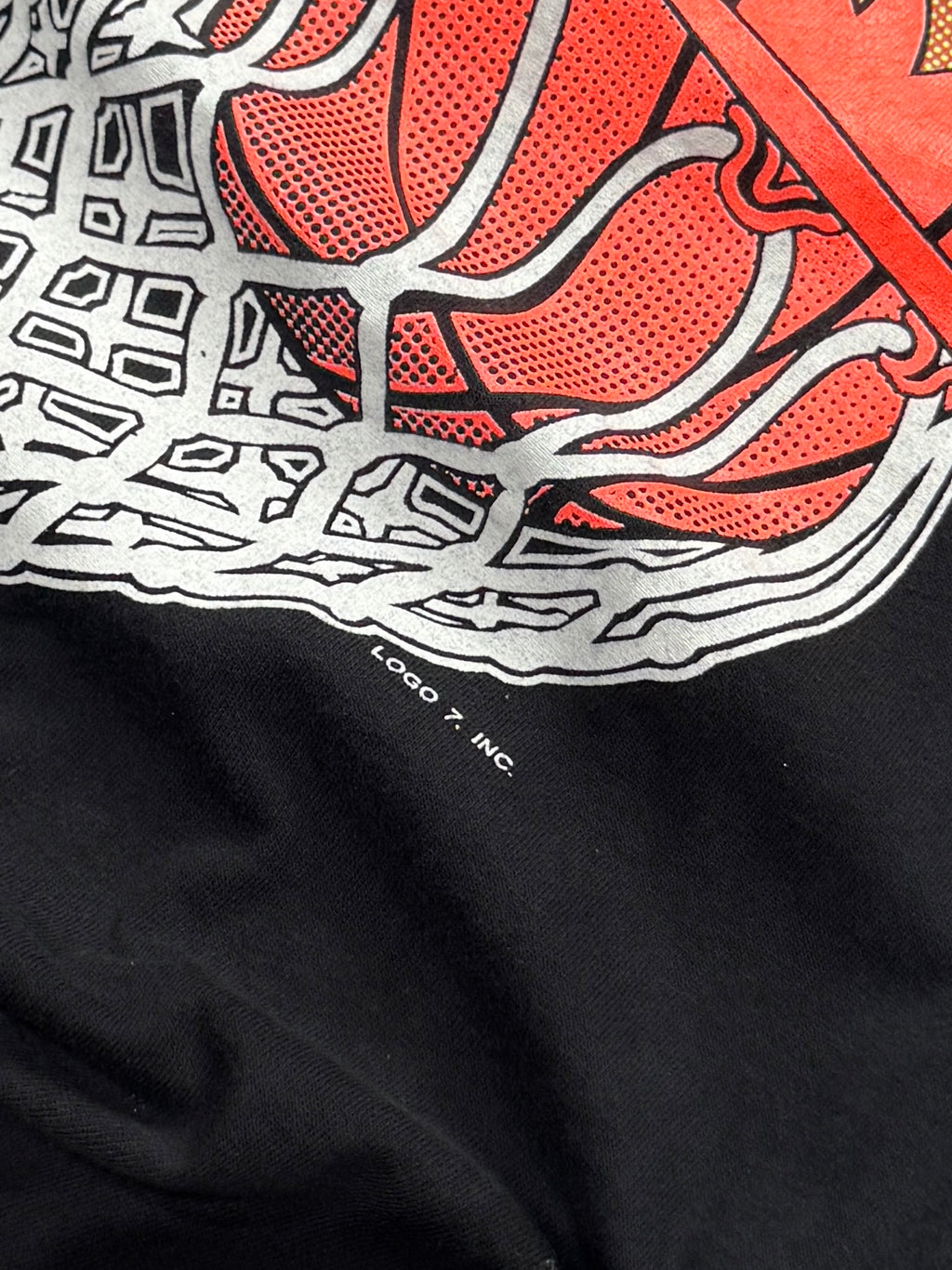 Vintage 90s Indiana Pacers NBA Logo Tee (L)