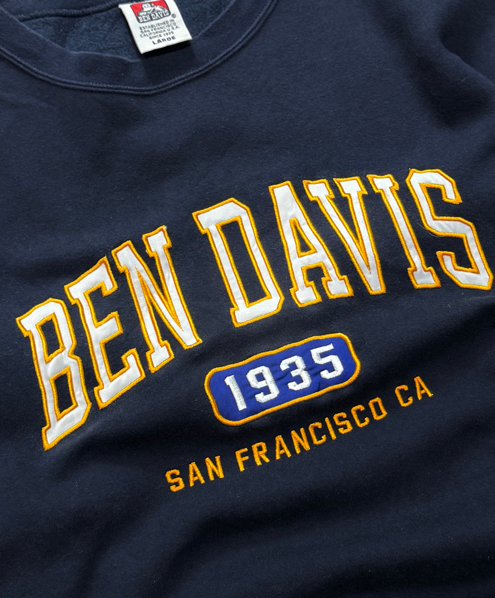 Vintage 90s Ben Davis Skateboards Embroidered Sweater (L)
