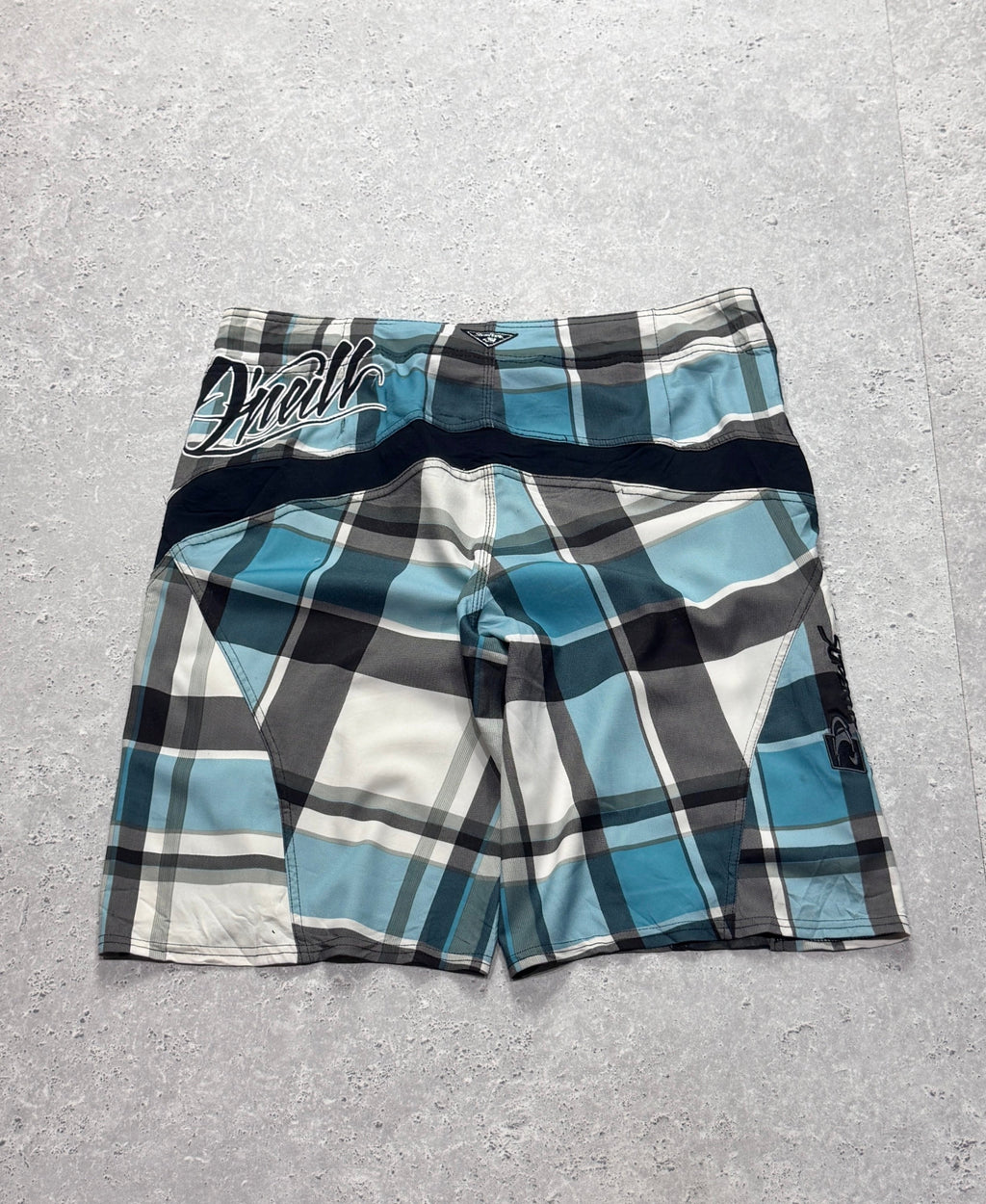 Vintage Y2K O’Neill Plaid Board Shorts (34”)