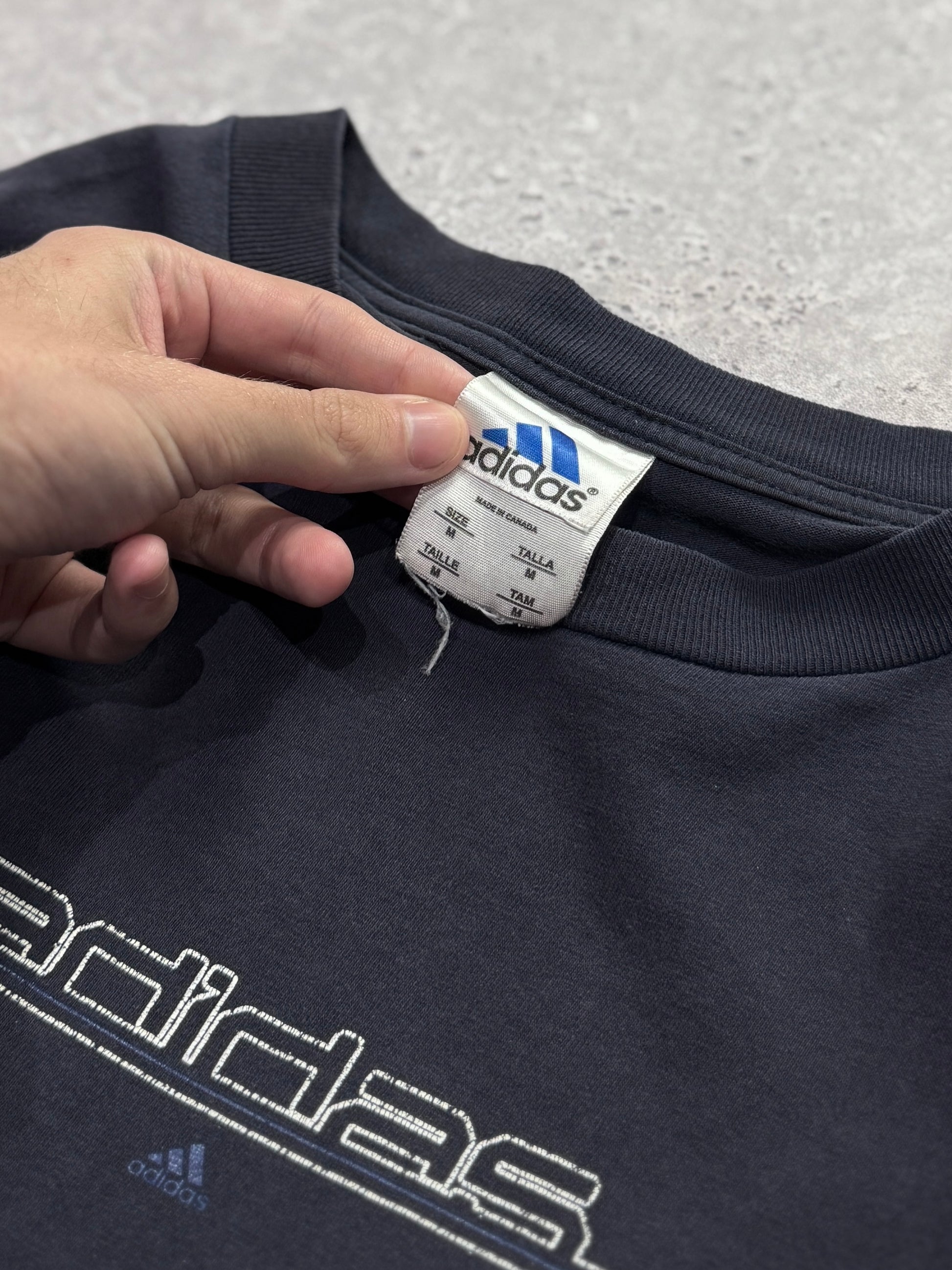 Vintage 2000s Adidas Logo Tee (L)
