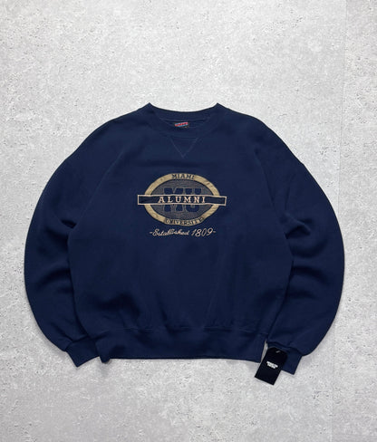 Vintage Miami University Alumni Embroidered Sweater (L)
