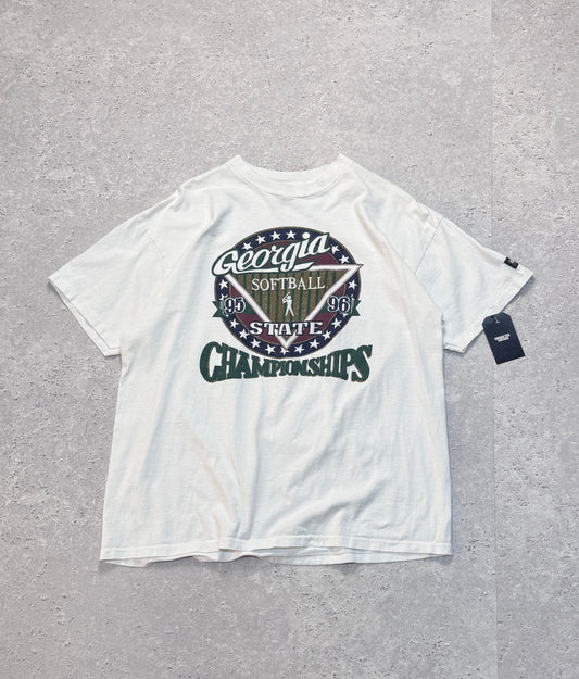 Vintage 90s Georgia State Softball Championships Tee (XL)