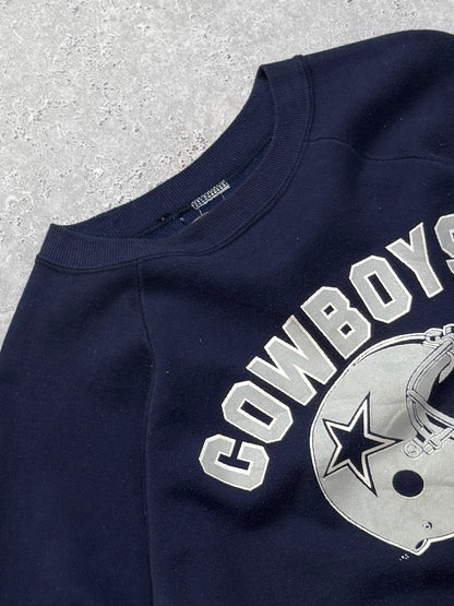 Vintage 80s Dallas Cowboys NFL Helmet Sweater (M)