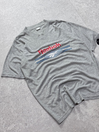Vintage 80s Reebok Woven Tee (L)