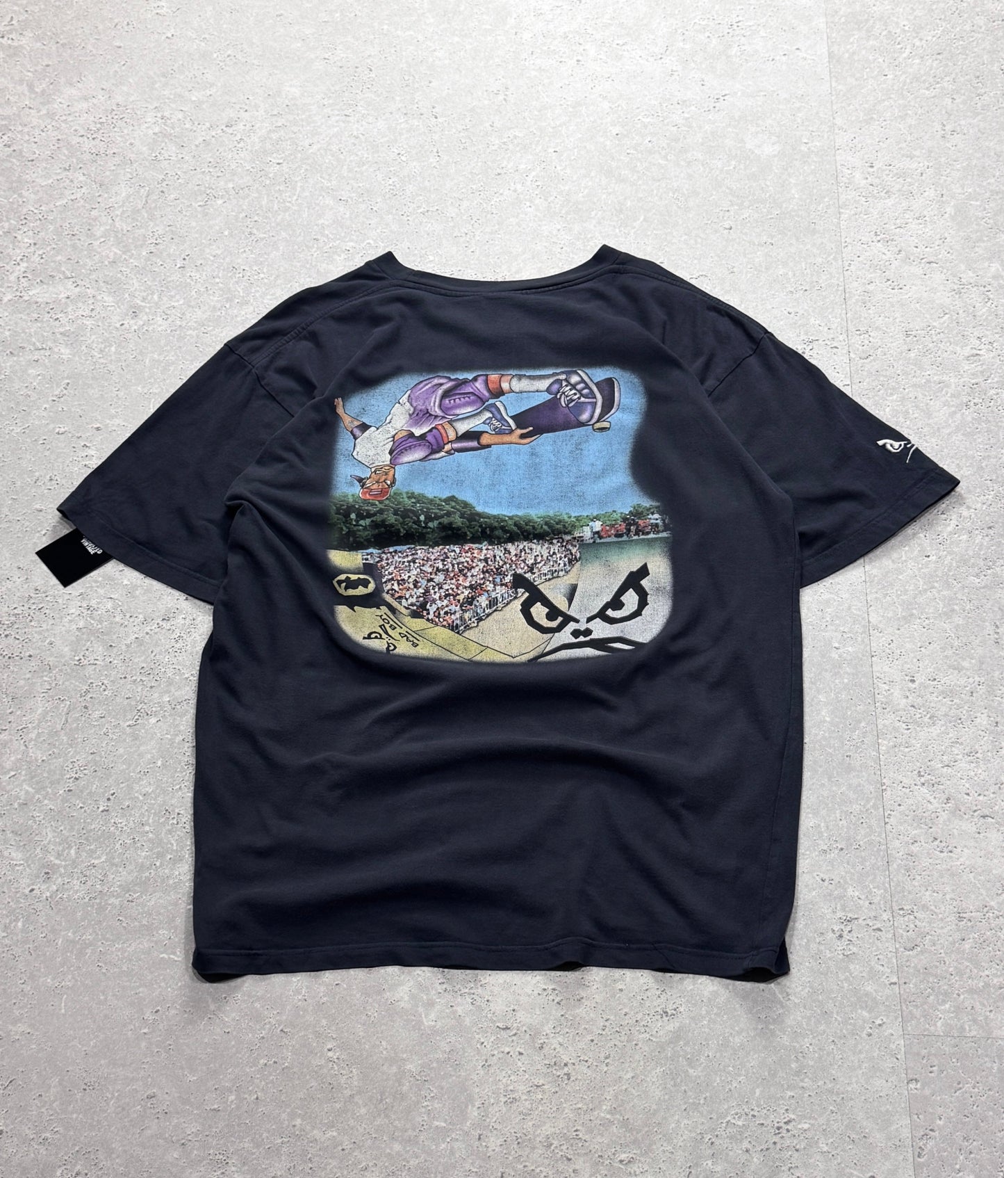 Vintage 90s Badboy Club Skatewear Graphic Tee (XL)