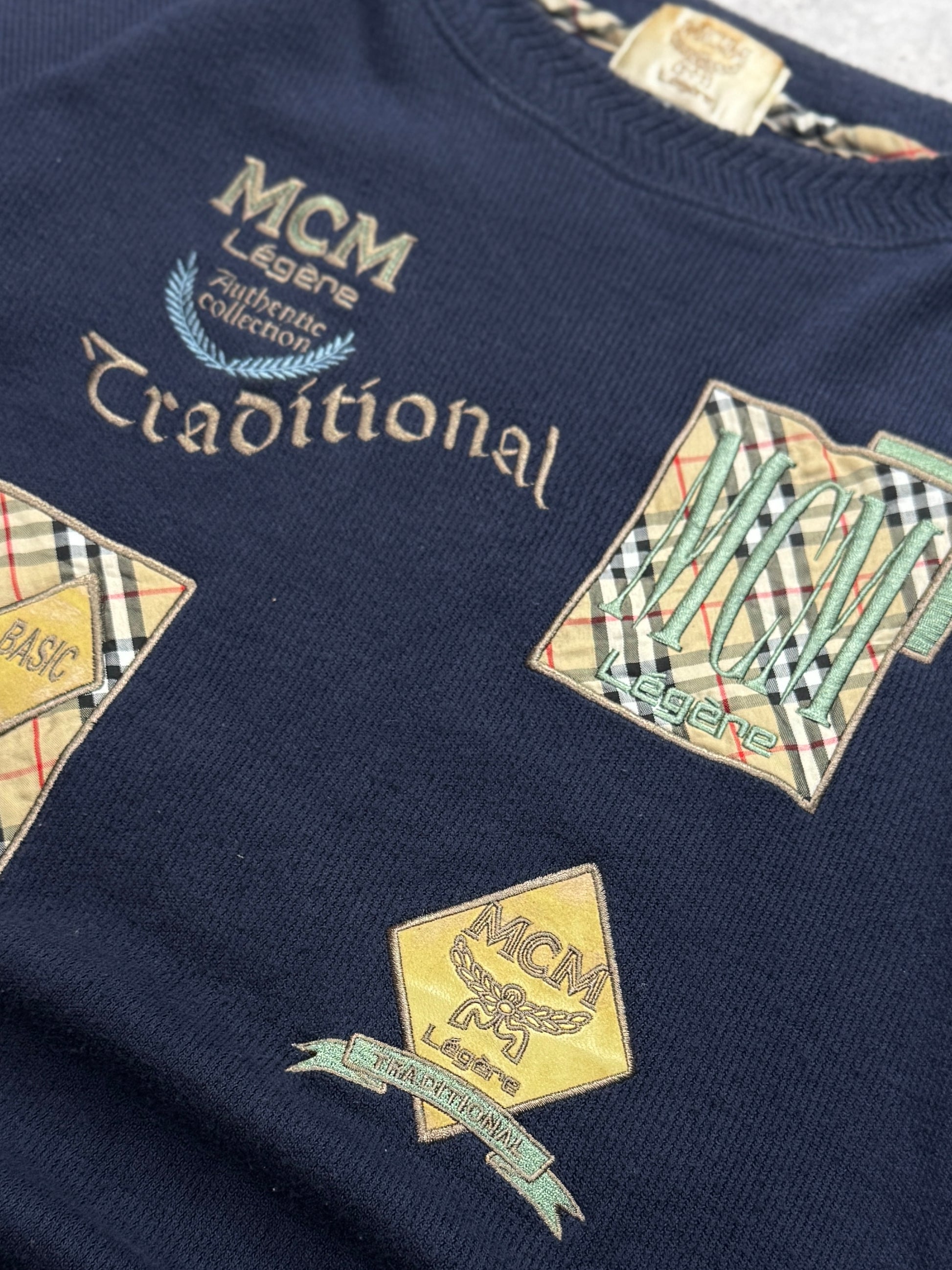 Vintage 90s Designer MCM Legere Knitted Sweater (M)