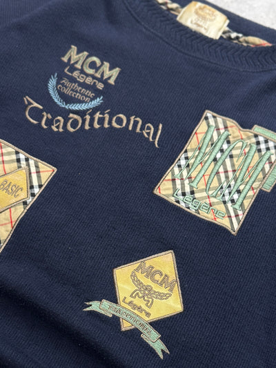 Vintage 90s Designer MCM Legere Knitted Sweater (M)