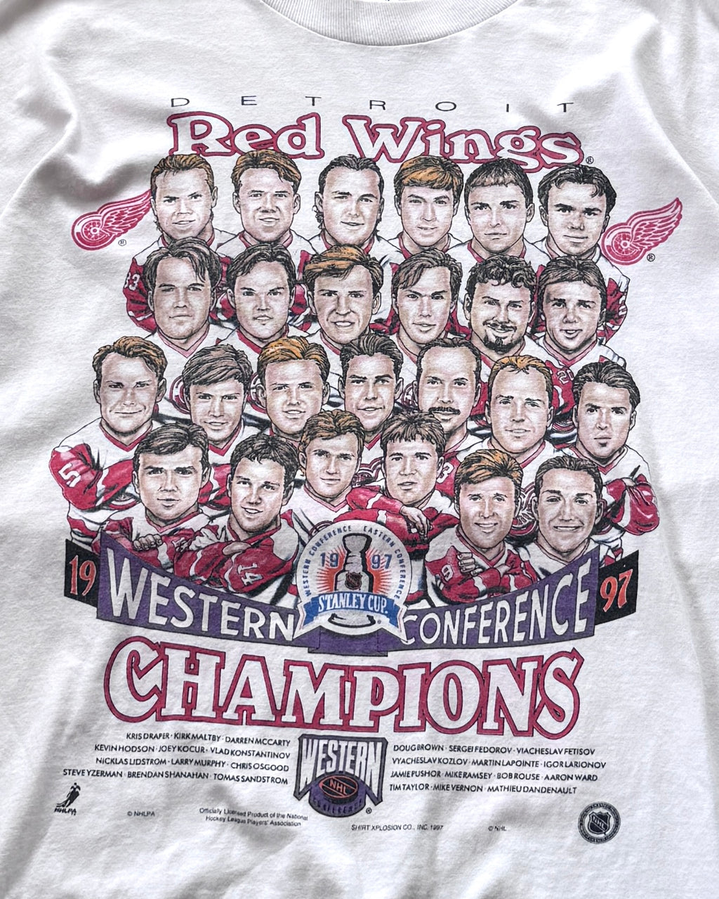 Vintage 1997 Detroit Red Wings NHL Tee (XL)