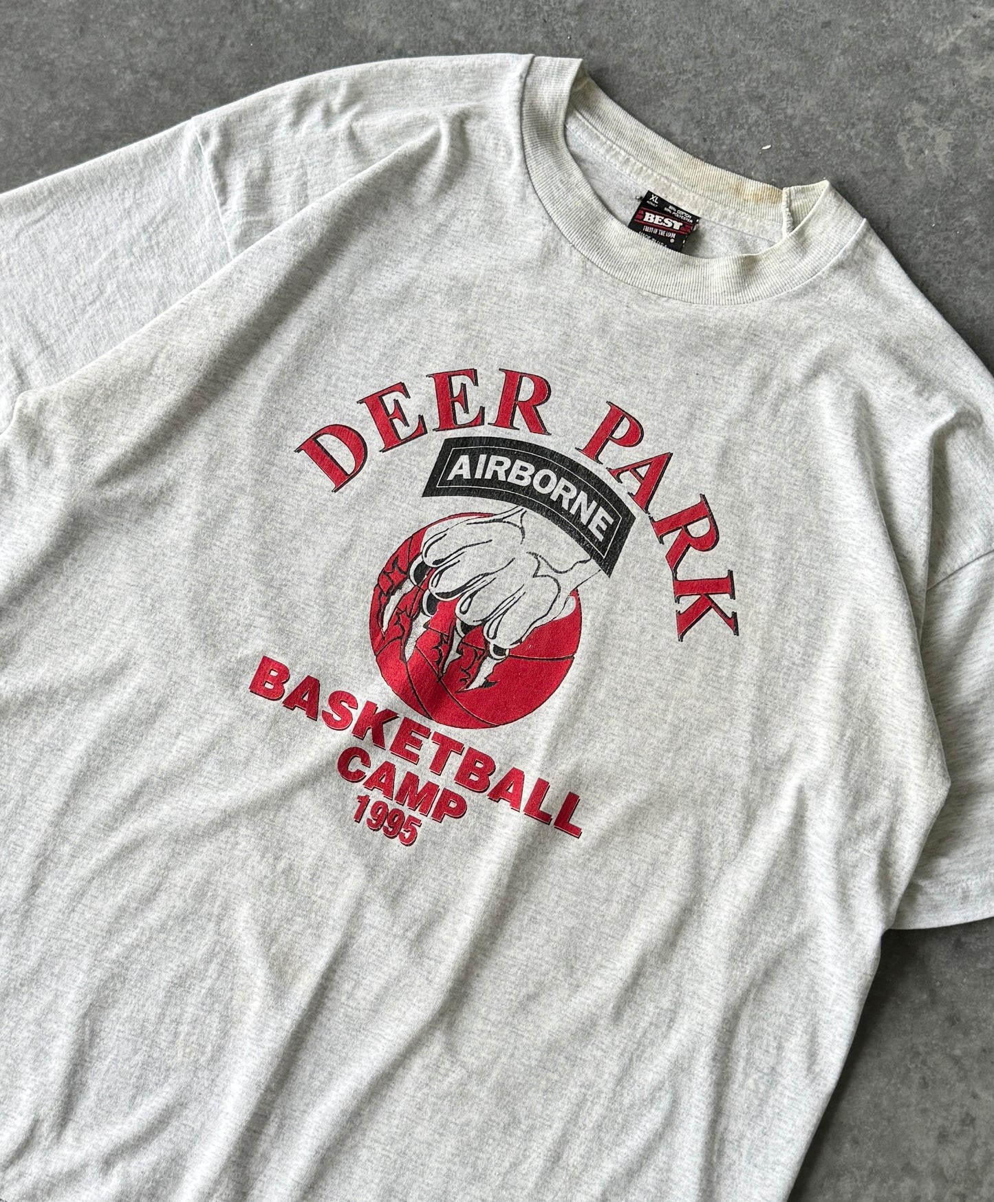 Vintage 90s Deer Park Basketball Camp Tee (XL)