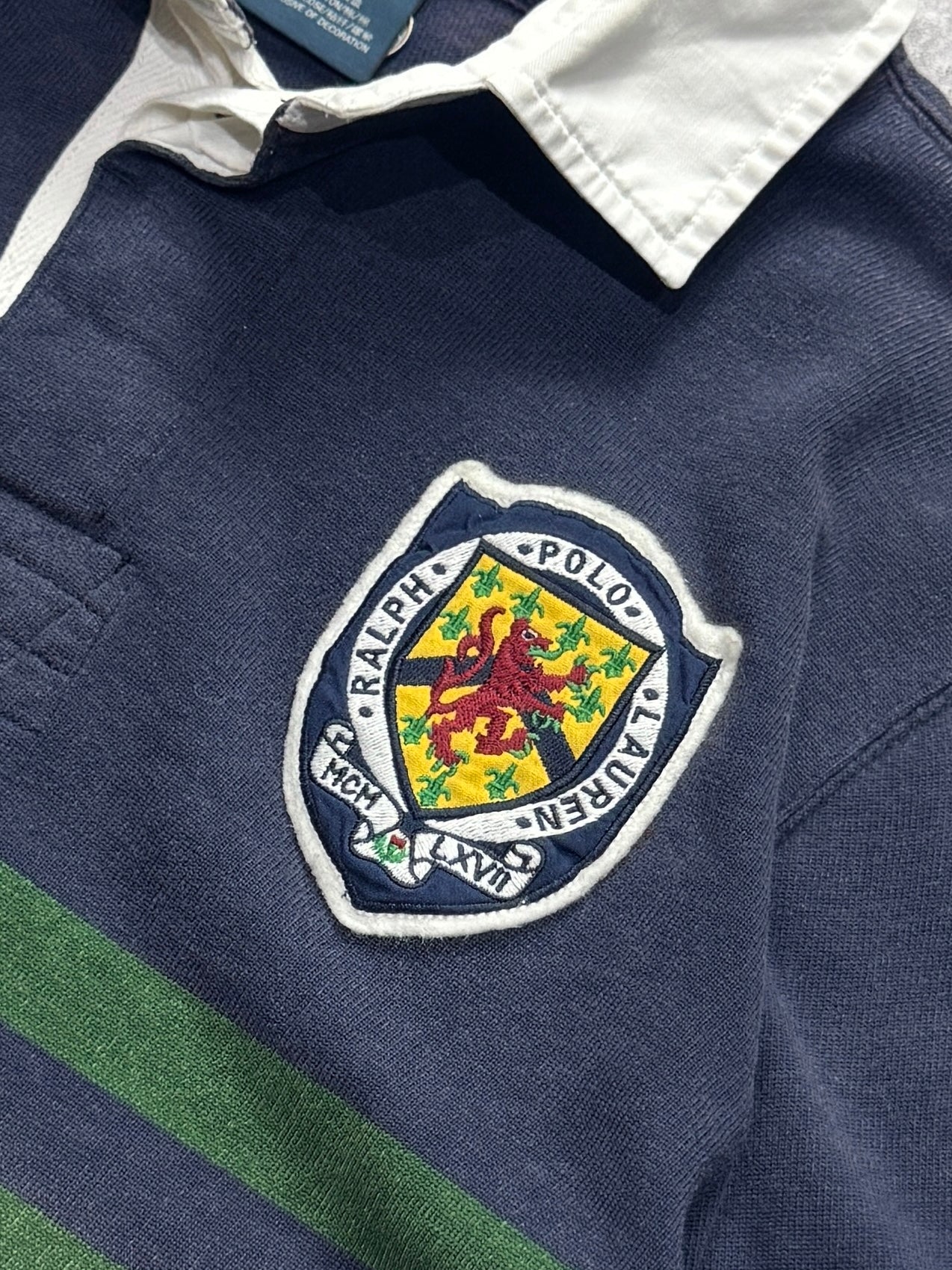 Vintage 90s Polo Ralph Lauren Rugby Sweater (M)