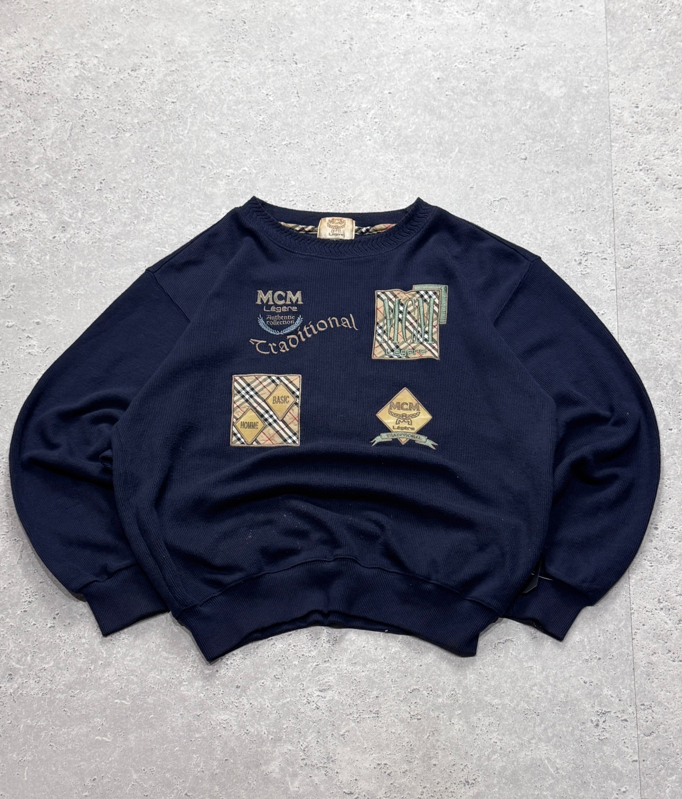 Vintage 90s Designer MCM Legere Knitted Sweater (M)