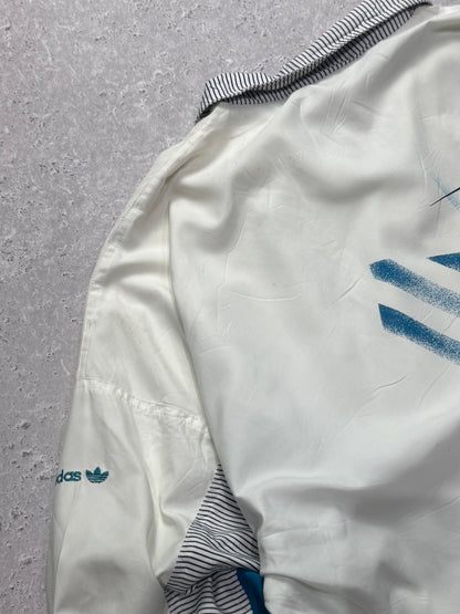 Vintage 90s Adidas Stefan Edberg Tennis Windbreaker Jacket (XL)