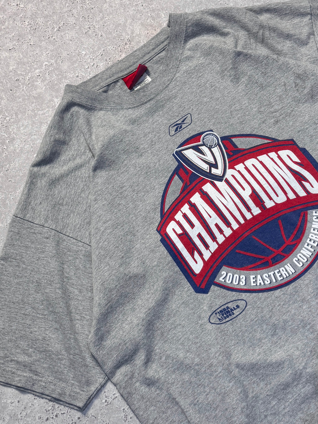 Vintage 2003 Reebok X Brooklyn Nets NBA Finals Tee (2XL)