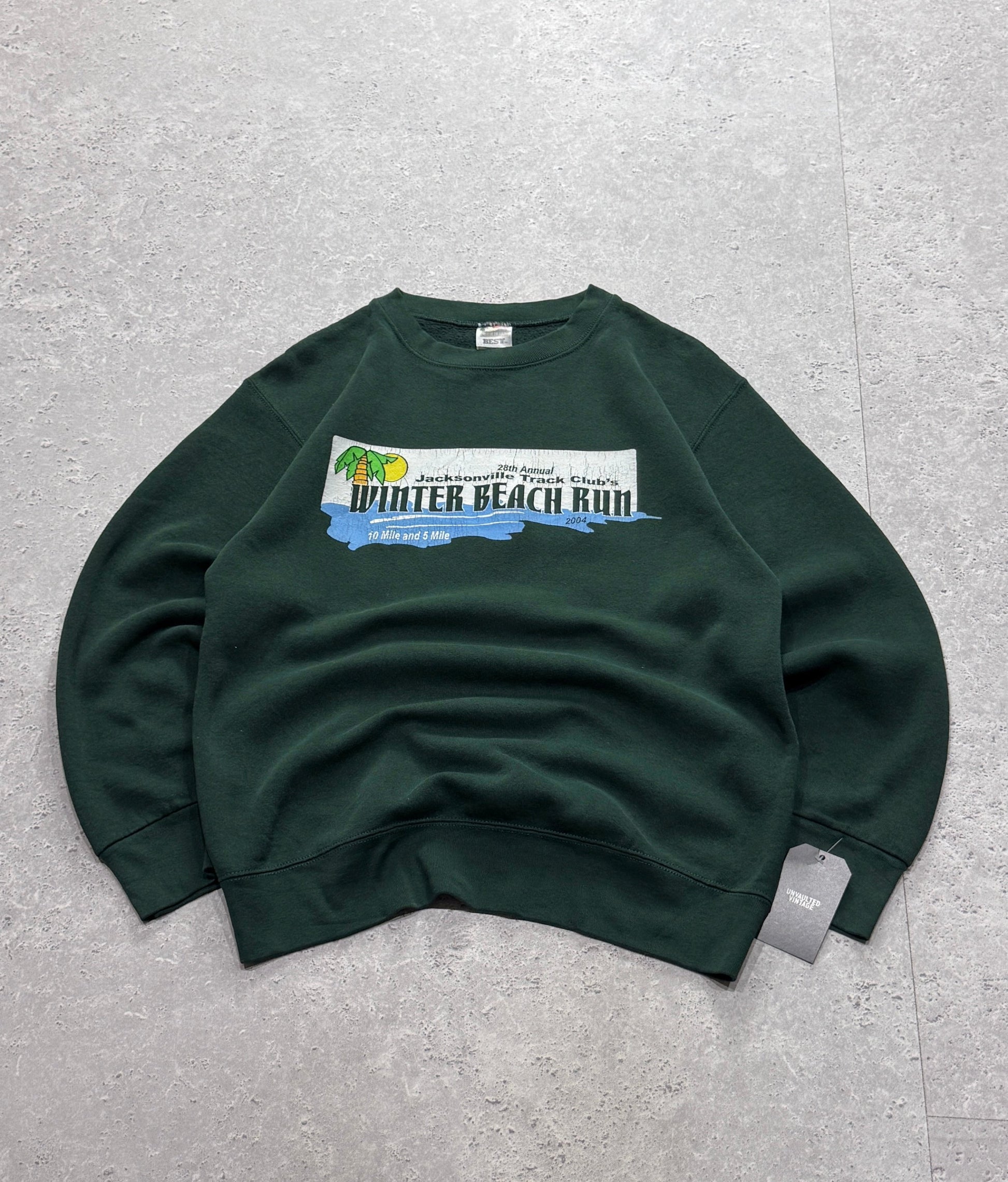 Vintage 2000s Run Club Sweater (M)