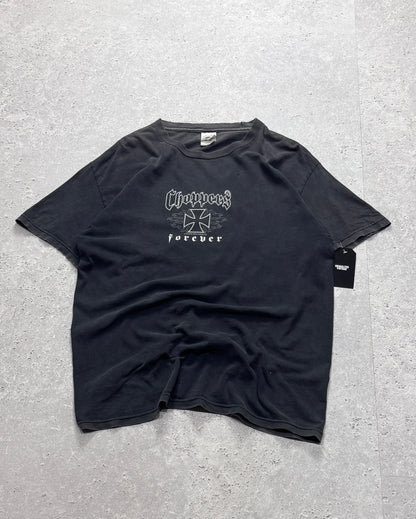 Vintage Faded Choppers Forever Motorcycle Tee (L)