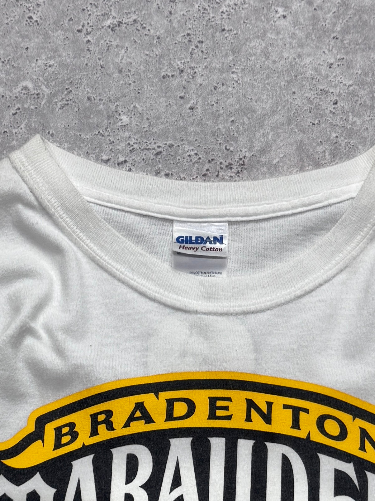 Vintage Bradenton Marauders Graphic Baseball Tee (L)