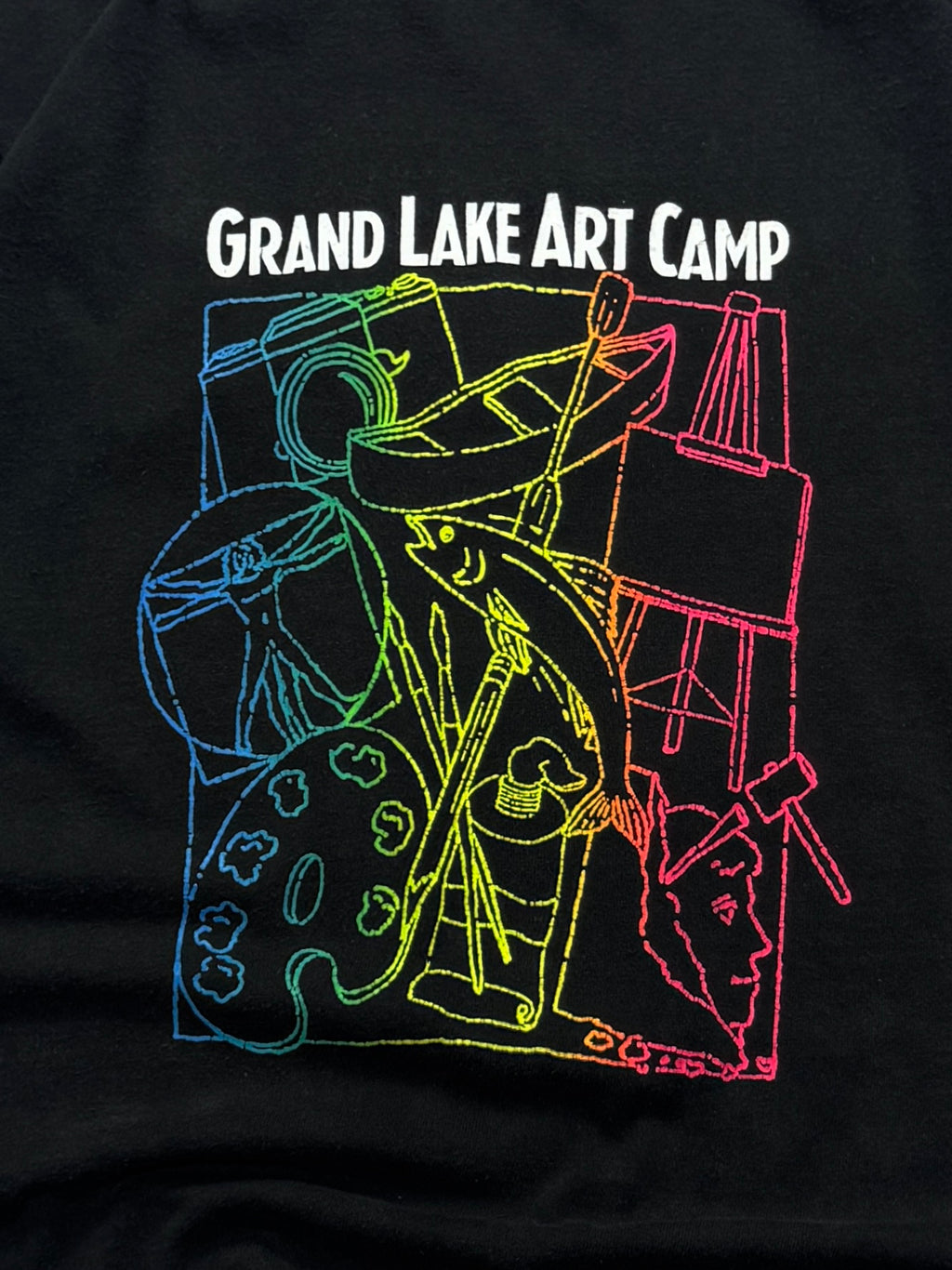 Vintage 90s Art Camp Tee (L)