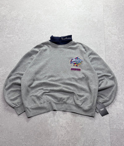 Vintage 1998 New York Yankees World Series Mock Neck Sweater (L)