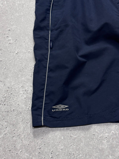 Vintage 2000s Umbro Spellout Track Shorts (XL)