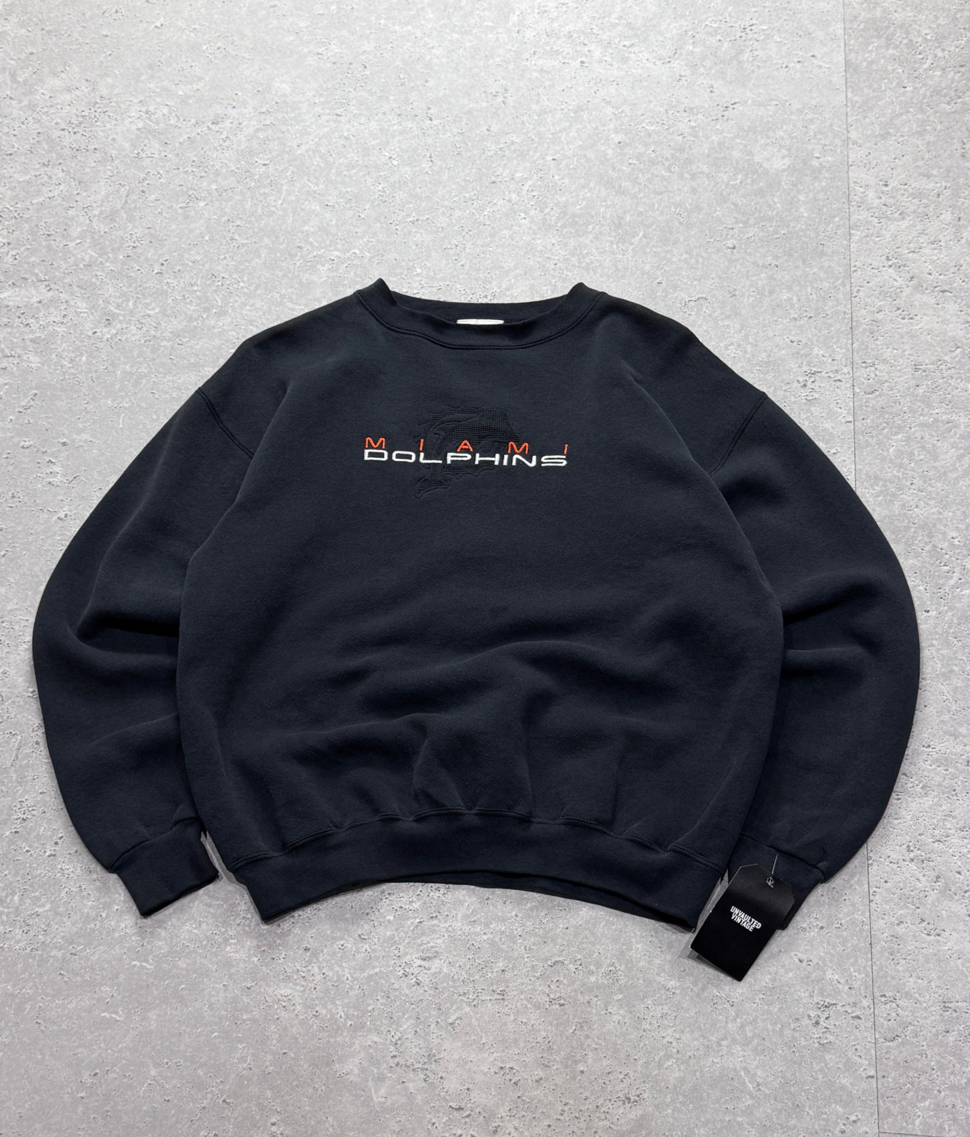 Vintage Miami Dolphins Embroidered NFL Sweater (M)