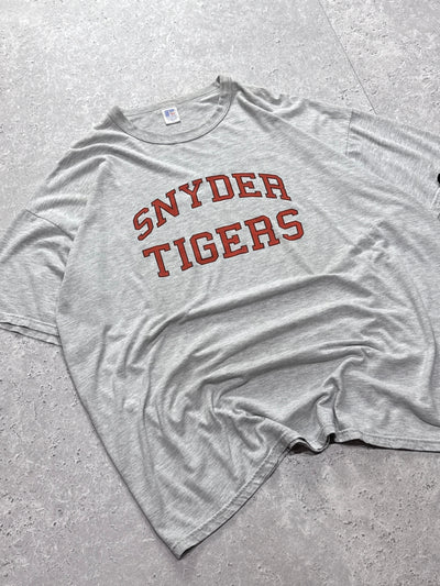 Vintage 90s Snyder Tigers College Tee (2XL)