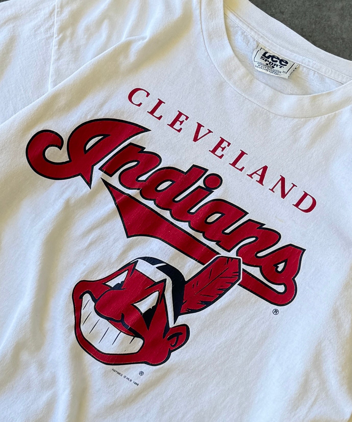 Vintage 98' Cleveland Indians Logo Tee (XL)