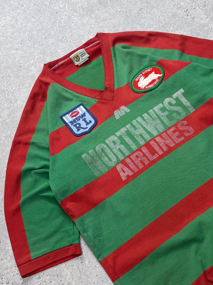 Vintage 80s South Sydney Rabbitohs NRL Jersey (XL)