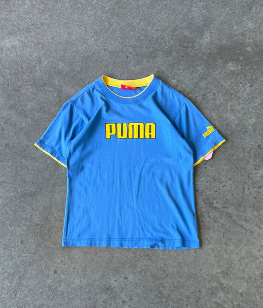 Vintage 00s Puma Two Tone Baby Tee (M)