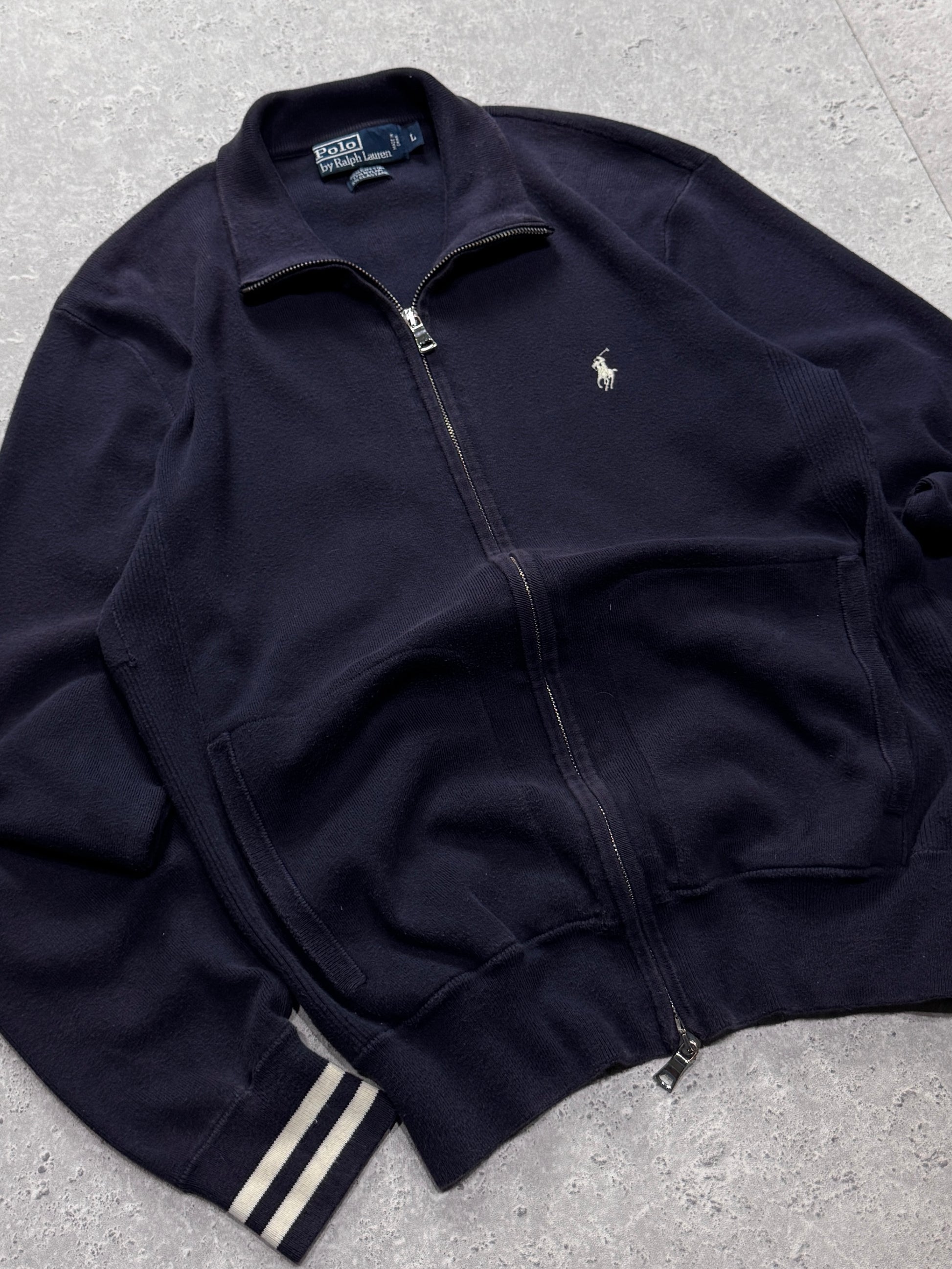 Vintage Polo Ralph Lauren Zip Up Sweater (M)