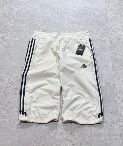 Vintage 2000s Adidas Adjustable 3/4 Track Shorts (M)
