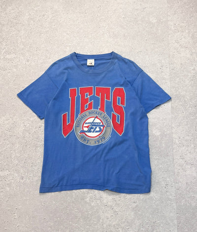 Vintage 1990 Winnipeg Jets NHL Tee (M)