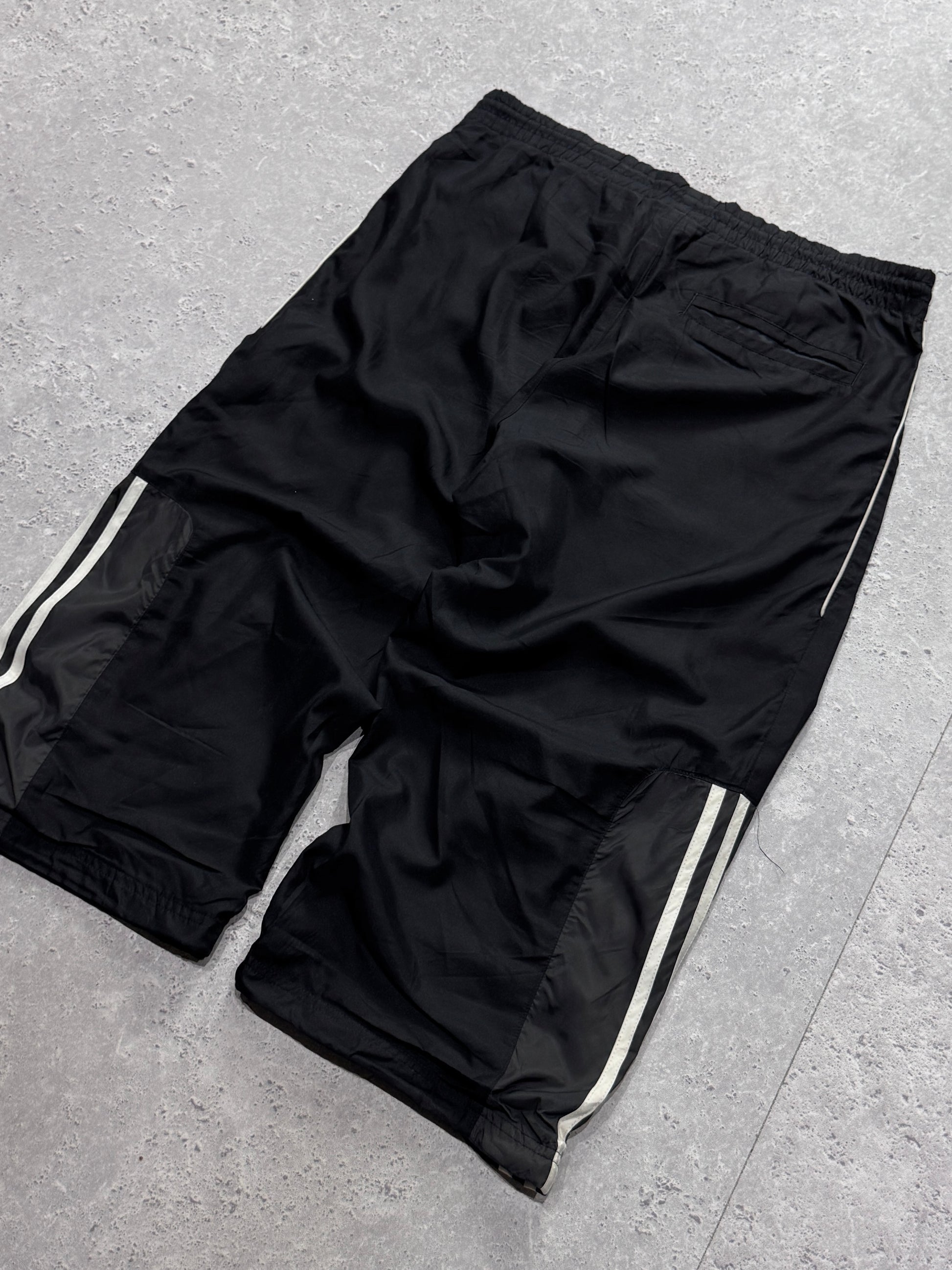 Vintage 2000s Adidas Adjustable 3/4 Track Shorts (M)