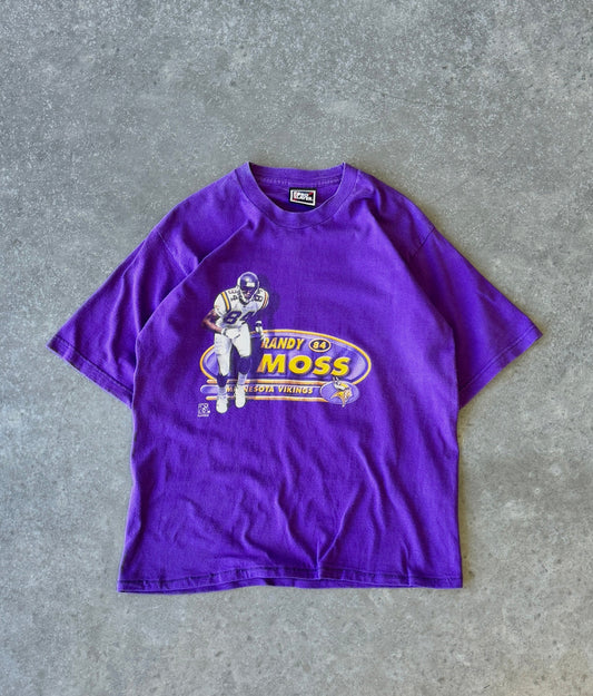 Vintage 90s Minnesota Vikings Randy Moss Tee (M)