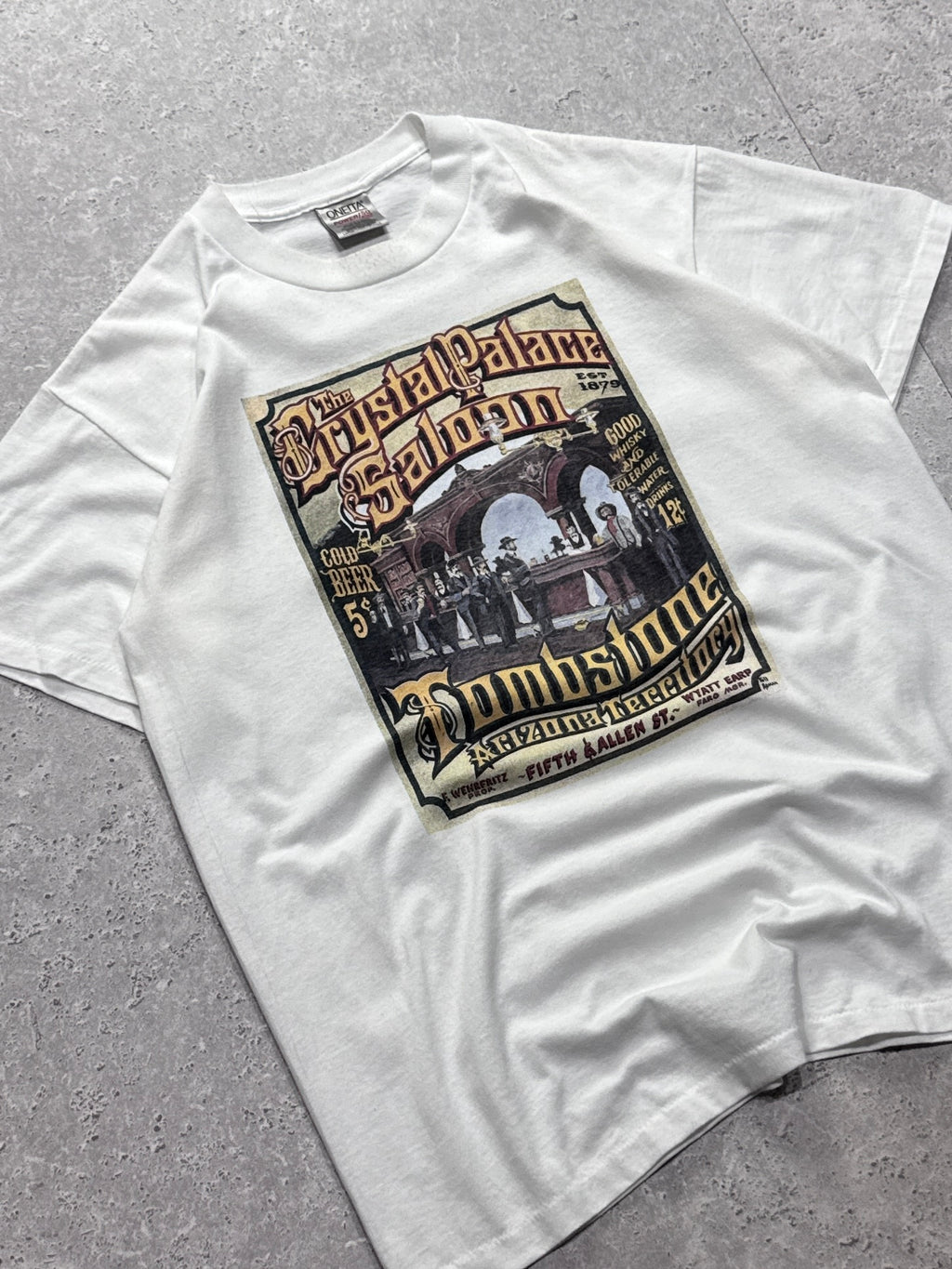 Vintage 90s Crystal Palace Saloon Graphic Tee (XL)