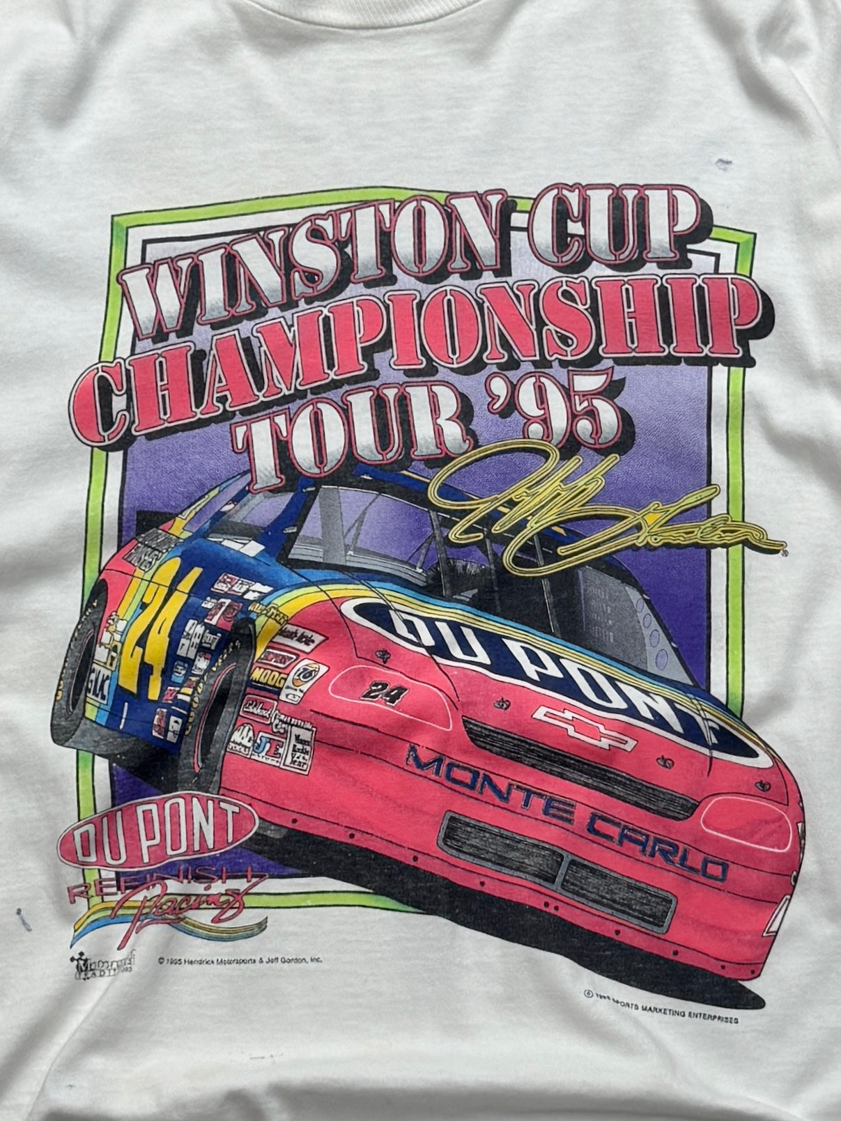 Vintage 1995 NASCAR Winston Cup Championship Tee (XL)