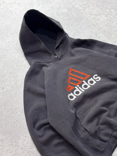 Vintage 90s Adidas Embroidered Heavyweight Hoodie (XL)