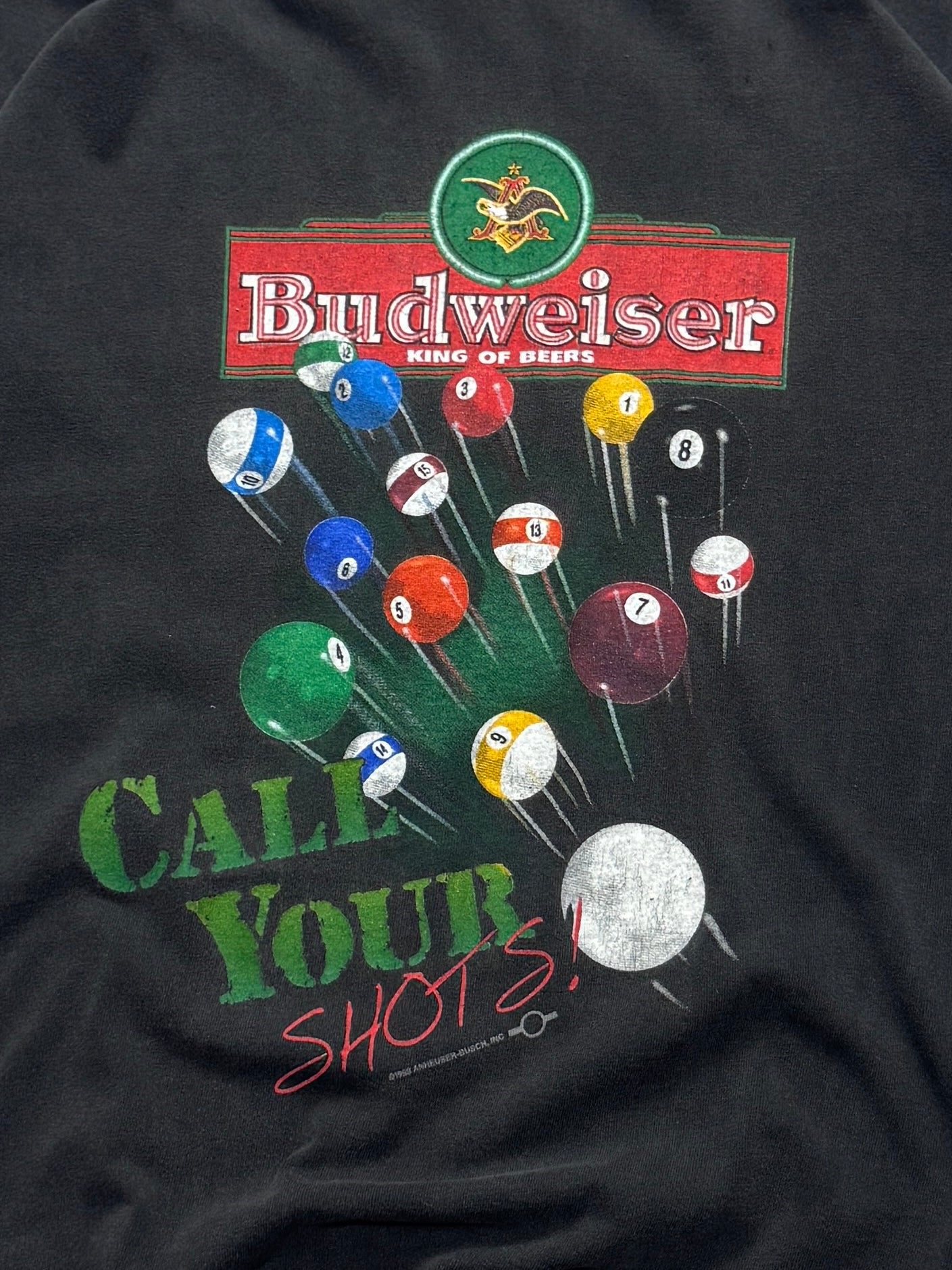 Vintage 1998 Budweiser Billiards Tee (L)