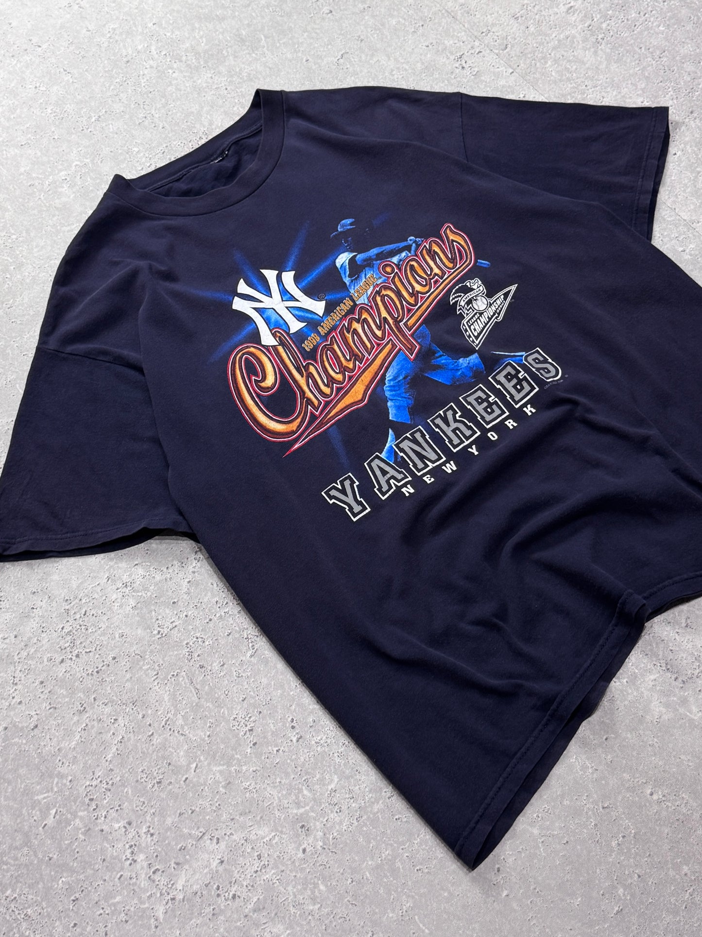 Vintage 1998 New York Yankees Championship Tee (XL)