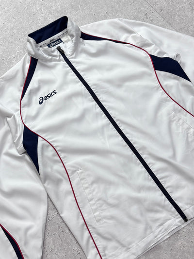 Vintage 2000s ASICS Windbreaker Jacket (XL)