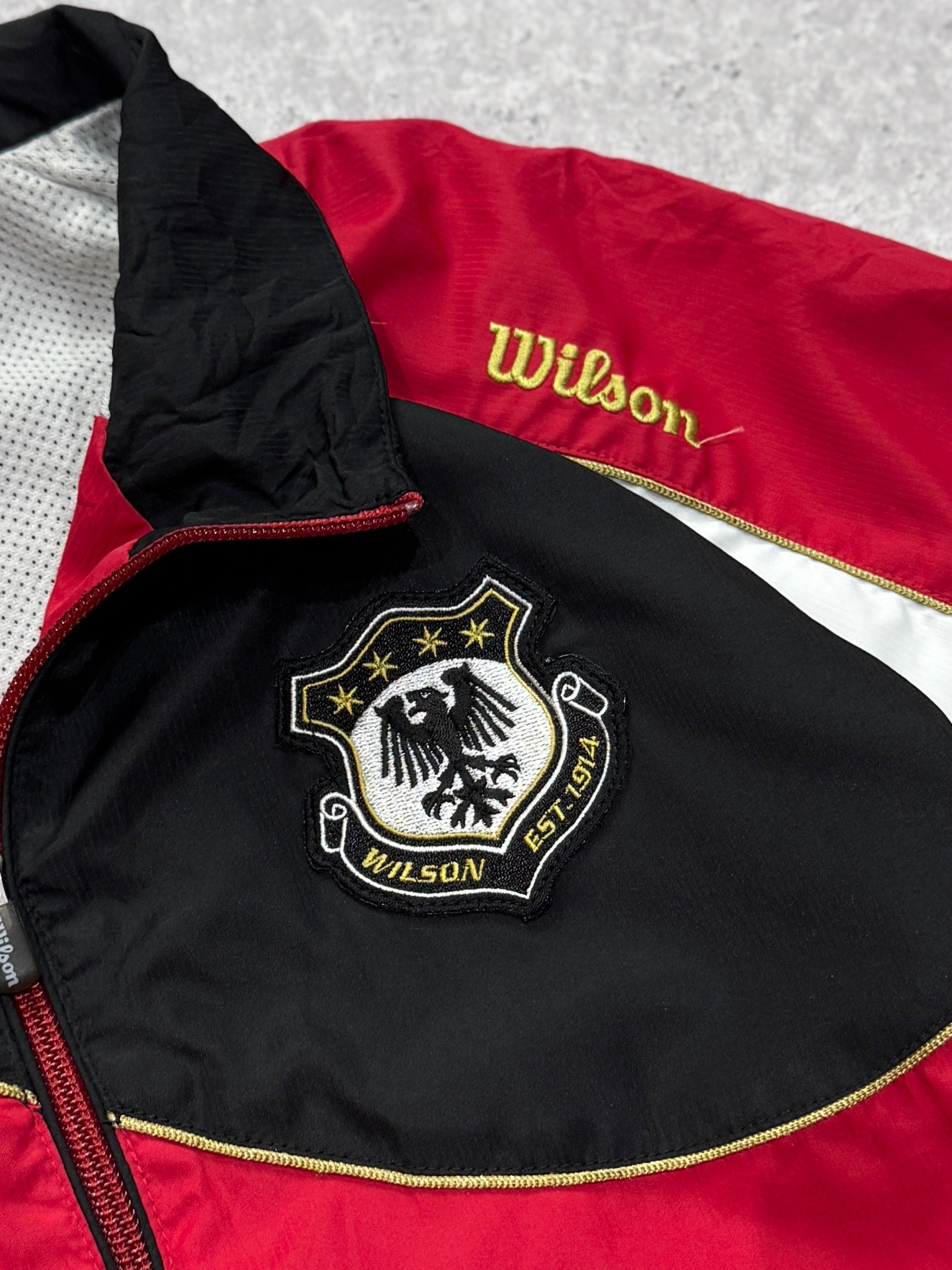 Vintage 2000s Wilson X Japan Club Football Windbreaker Jacket (S)