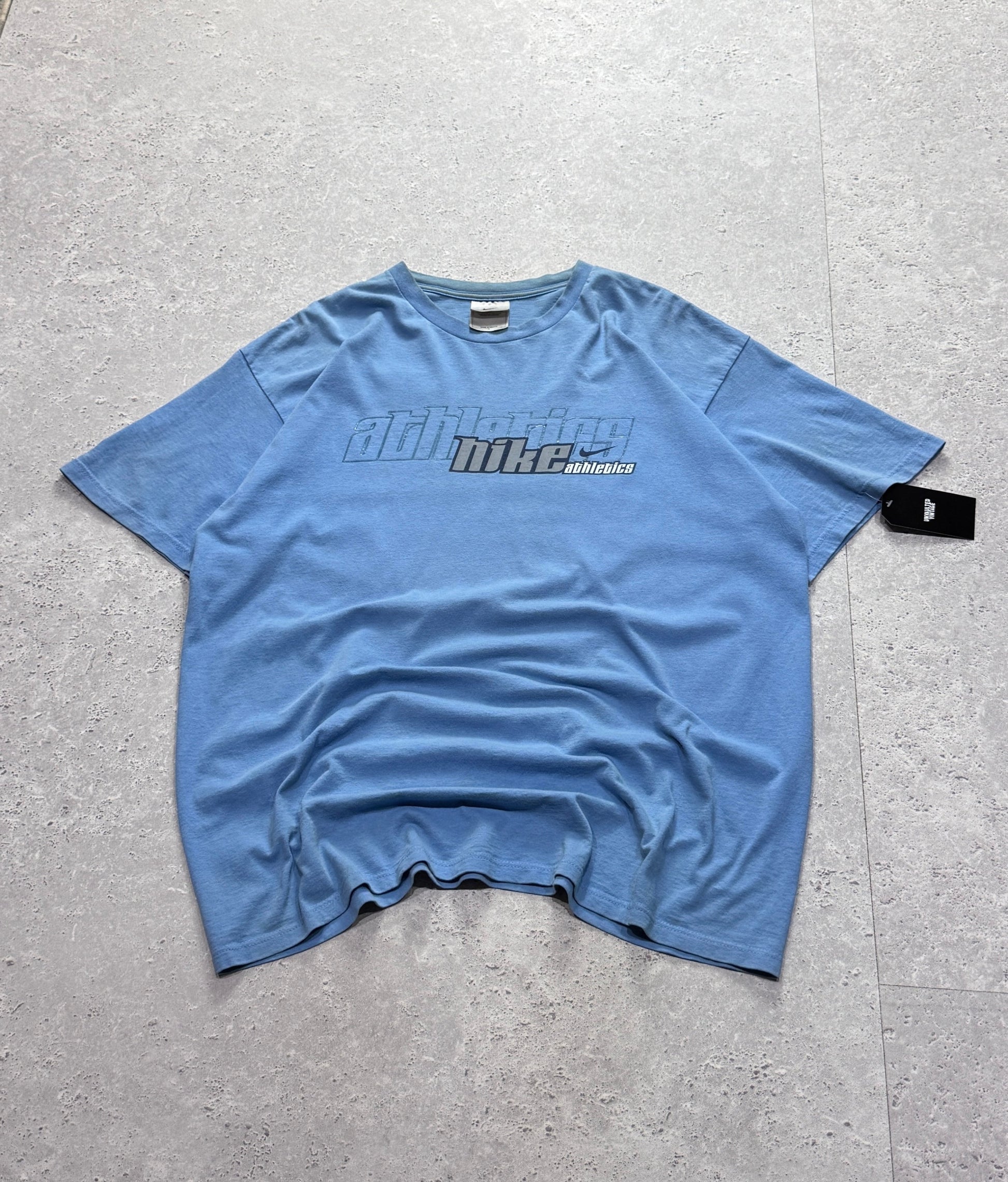 Vintage 2000s Nike Athletics Spellout Tee (XL)
