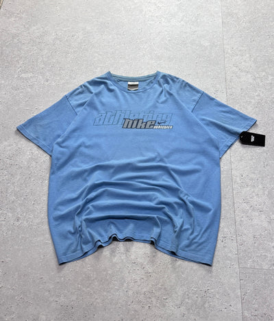 Vintage 2000s Nike Athletics Spellout Tee (XL)