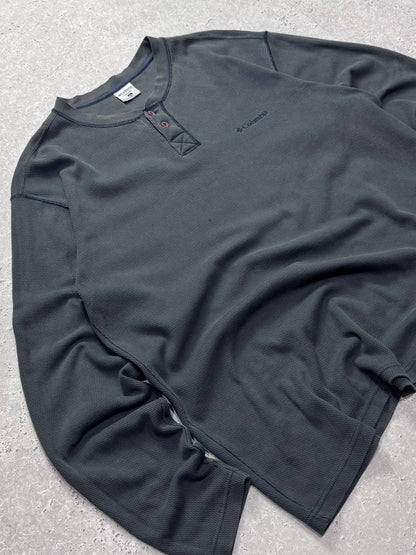 Vintage Columbia Waffle Long Sleeve Tee (2XL)