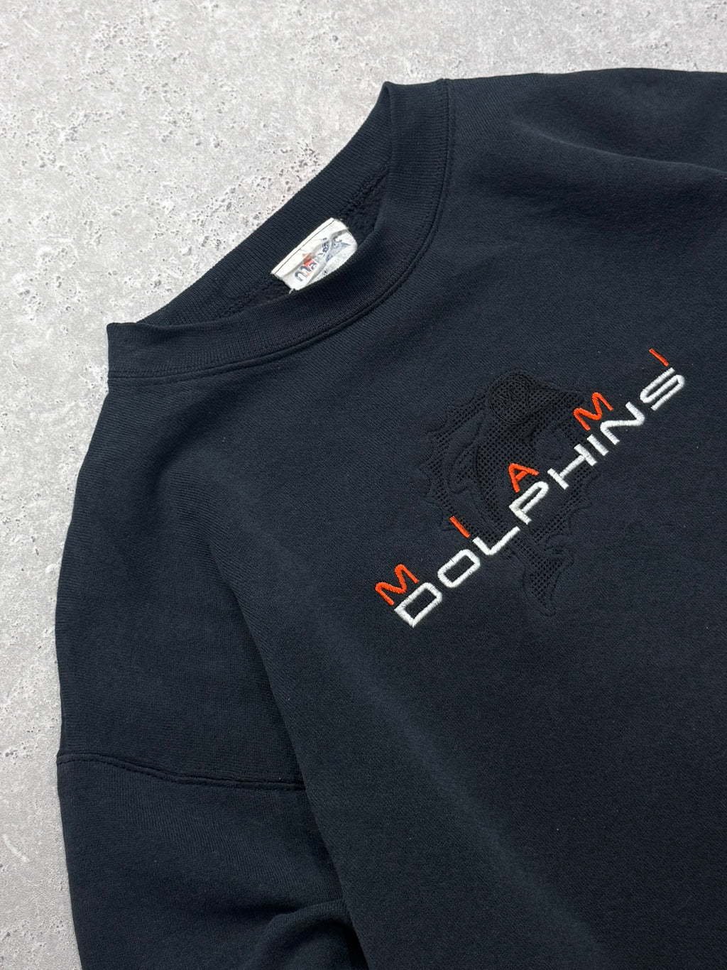 Vintage 2000s Miami Dolphins Embroidered NFL Sweater (M)