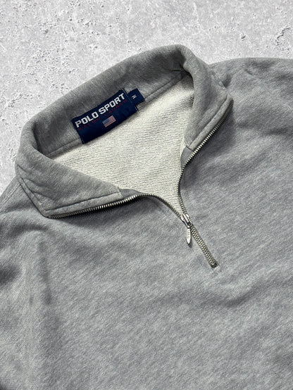 Vintage Polo Sport Ralph Lauren Quarter Zip Sweater (L)