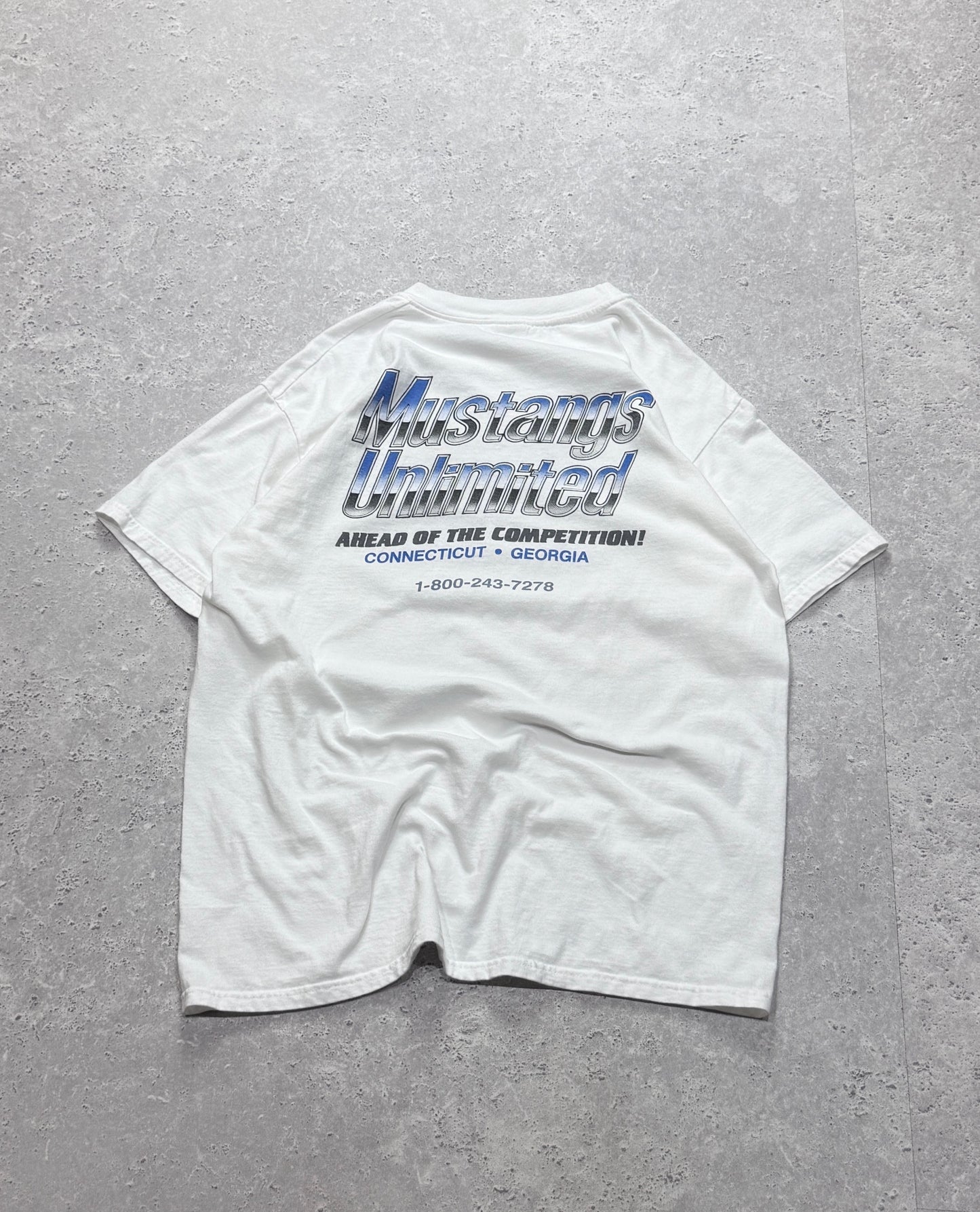 Vintage 90s Mustangs Unlimited Car Graphic Tee (L)